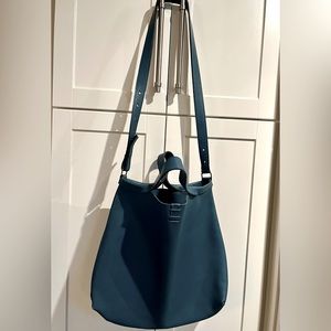 Beautiful Soft Blue Leather Crossbody